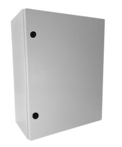 AMK Verteilerschrank Leergehäuse aus Stahlblech mit Montageplatte 700mm x 600mm x 250mm IP 65