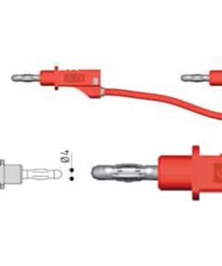 Allice HZ10-ALL6  Messleitungen mit Bananenstecker 6 Leitungen 1 m, 2,5 qmm