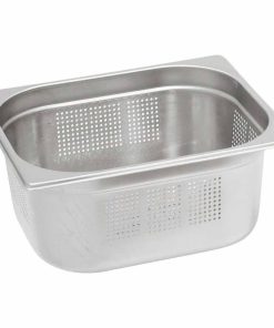 Stalgast Gastronormbehälter Serie STANDARD, GN 1/2 (65mm), perforiert