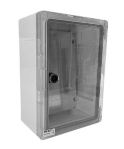 AMK Kunststoff Schaltschrank IP65 300x200x130 mm mit Sichttüre und Montageplatte